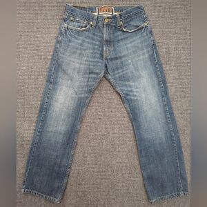 Y2K Levi’s 514 Slim Straight Jeans Men’s 34x30 Medium Wash, Classic, Americana